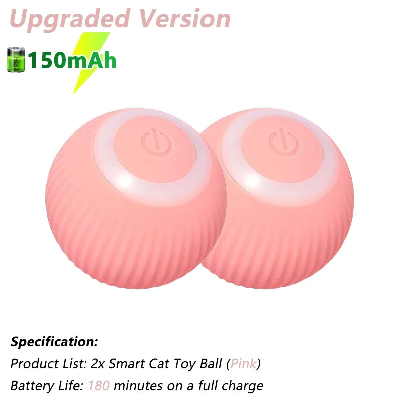 Interactive Electric Rolling Ball for Cats - Intelligent Rotating Toy and Game Accessory