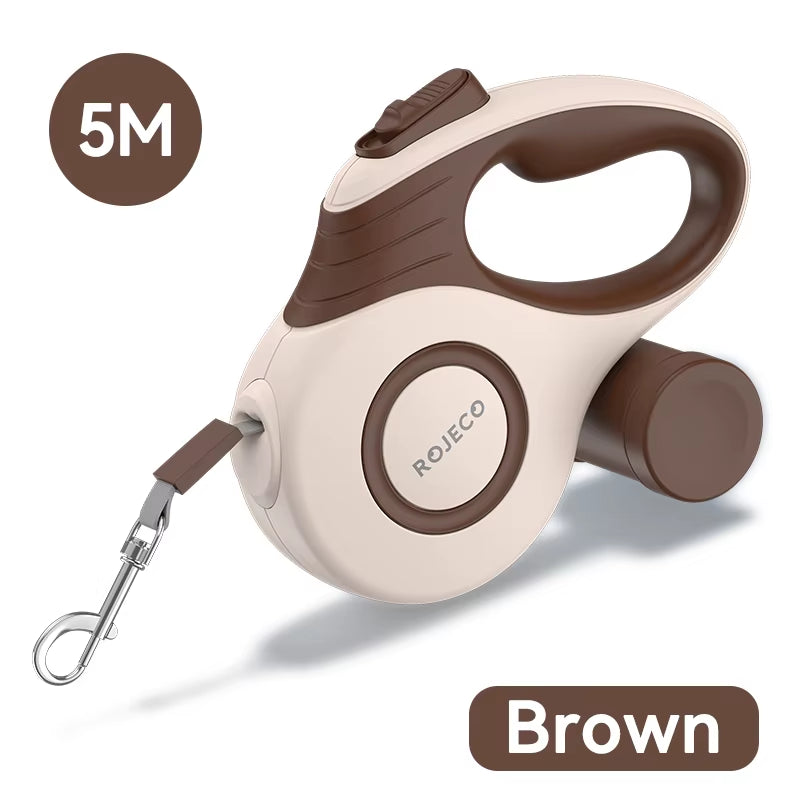 Automatic Retractable Dog Leash with 3M/5M Extendable Rope for Outdoor Use - Perfect for Small Dogs and Cats