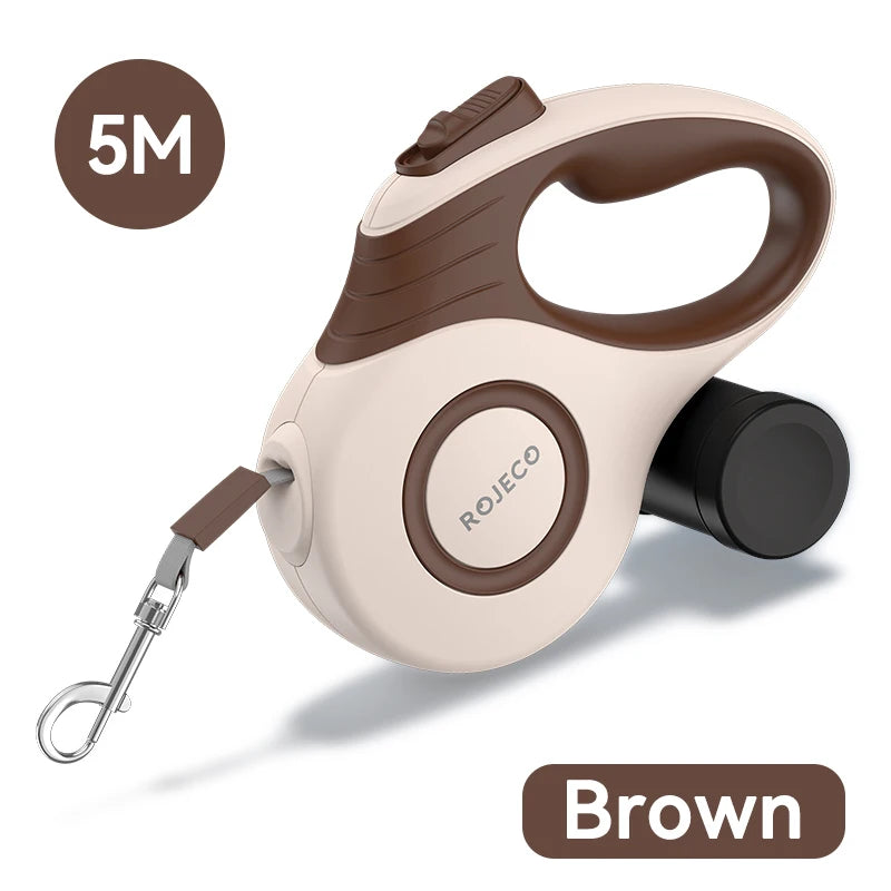 Automatic Retractable Dog Leash with 3M/5M Extendable Rope for Outdoor Use - Perfect for Small Dogs and Cats