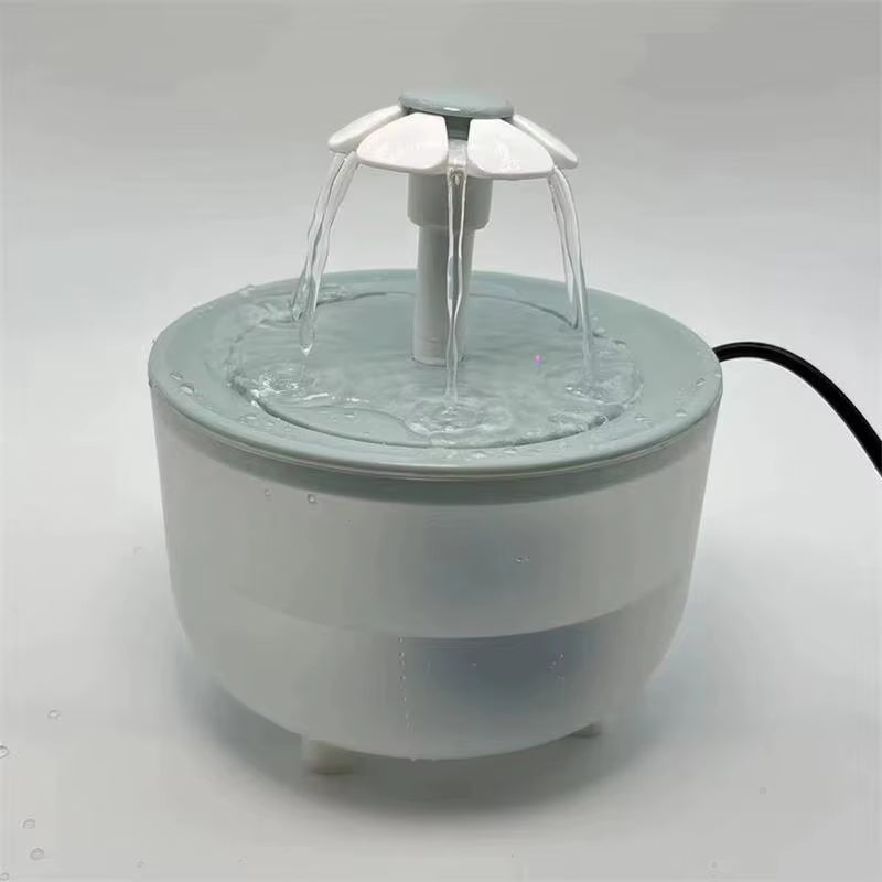 Automatic Pet Water Fountain with USB Electric Filter - 1200ml Silent Cat Drinking Bowl and Recirculating Water Dispenser