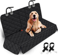 Premium Waterproof Dog Car Seat Cover - Durable Back Seat Protector for Cars, SUVs & Trucks (53" Width) - Fits Middle Armrest - Black