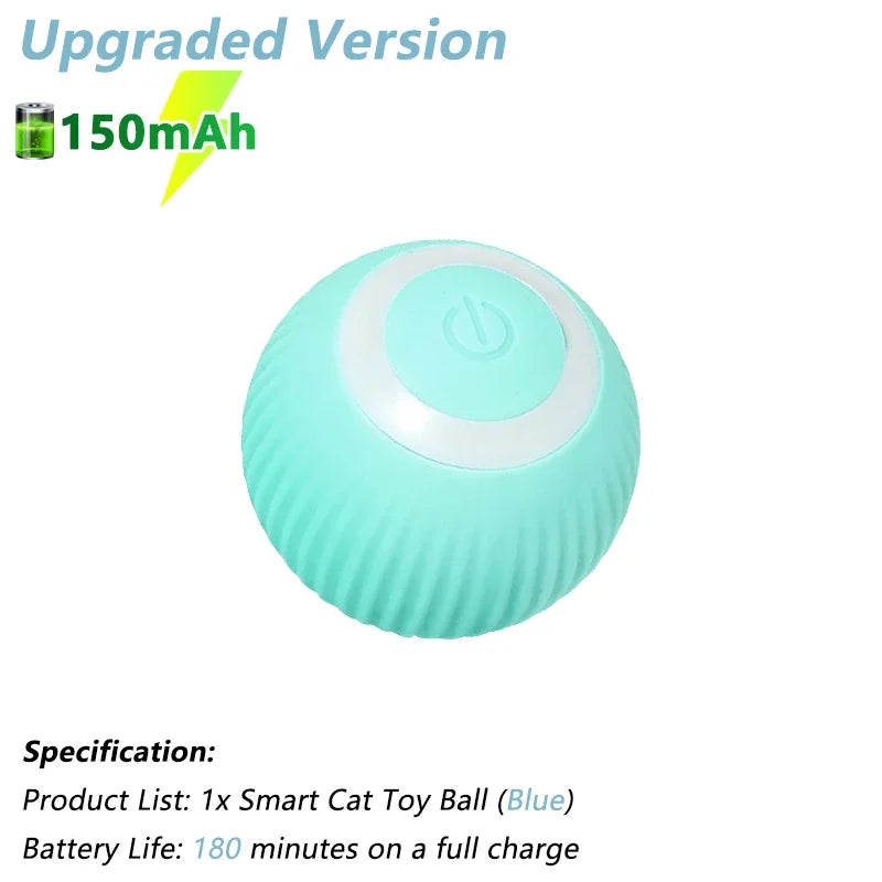 Interactive Electric Rolling Ball for Cats - Intelligent Rotating Toy and Game Accessory
