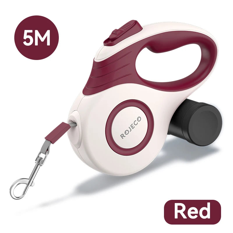 Automatic Retractable Dog Leash with 3M/5M Extendable Rope for Outdoor Use - Perfect for Small Dogs and Cats