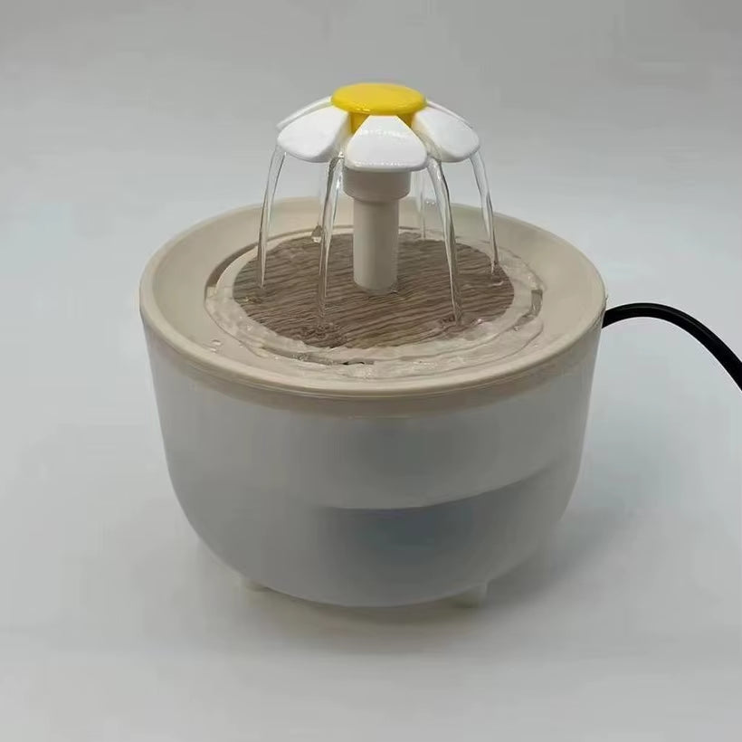 Automatic Pet Water Fountain with USB Electric Filter - 1200ml Silent Cat Drinking Bowl and Recirculating Water Dispenser