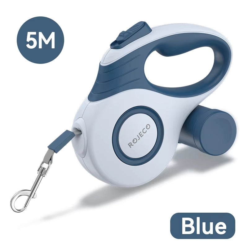 Automatic Retractable Dog Leash with 3M/5M Extendable Rope for Outdoor Use - Perfect for Small Dogs and Cats